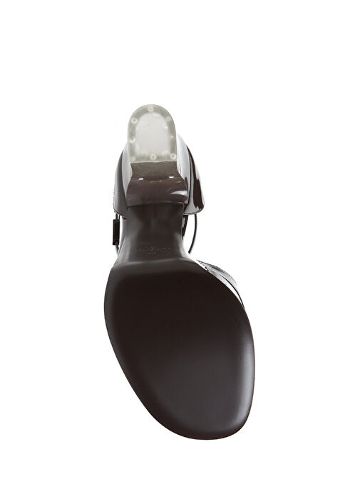 Kahverengi Kadın Deri Sandalet - Görsel 6