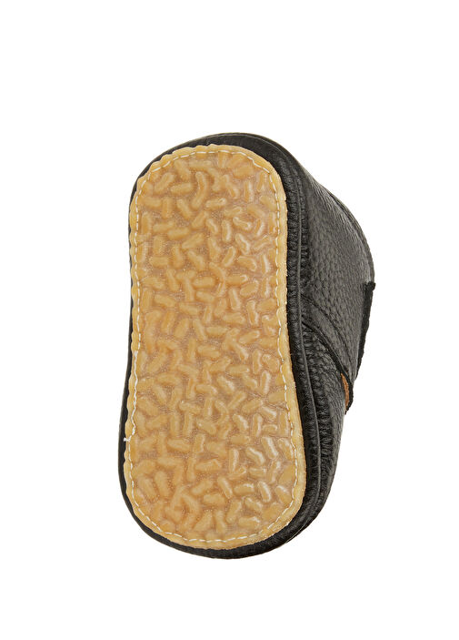 Siyah Püskül Detaylı Unisex Bebek Deri Ayakkabı - Görsel 6