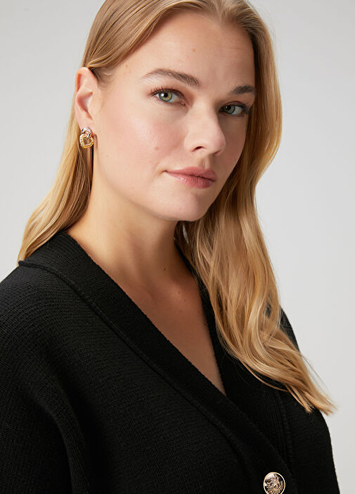 Zincir Formlu Kadın Küpe