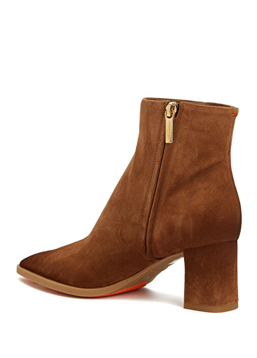 Kahverengi Kadın Süet Bot - Görsel 4