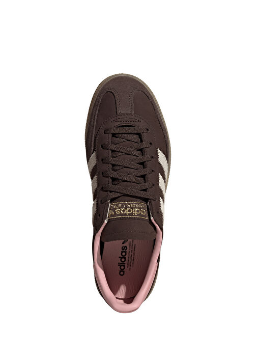 Handball Spezial Kahverengi Kadın Deri Sneaker - Görsel 5