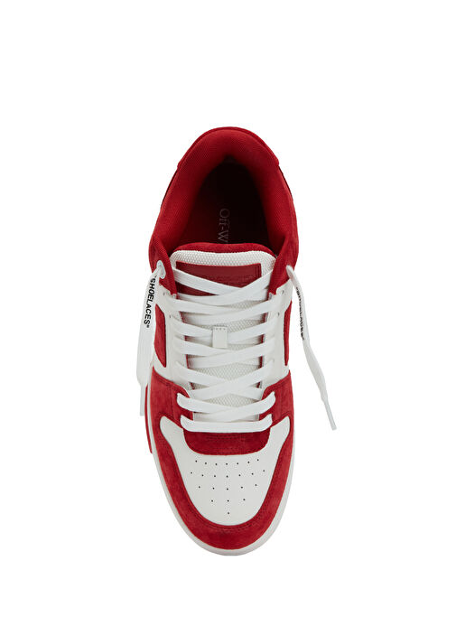 Off-white Off-white Out Of Office Kırmızı Beyaz Erkek Deri Sneaker | Beymen Kırmızı Beyaz - 5. görsel