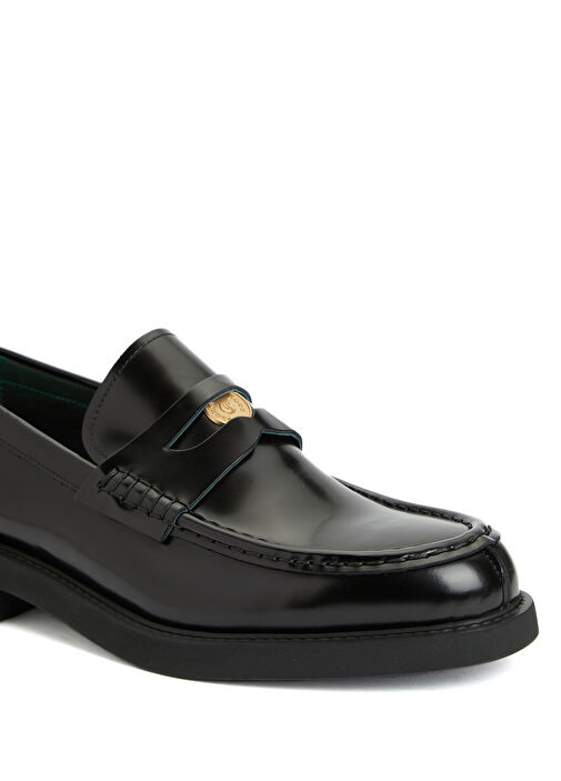 Siyah Erkek Deri Loafer - Görsel 7