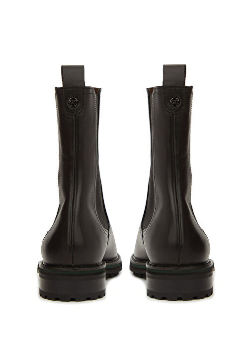 Siyah Kadın Deri Bot - Görsel 11