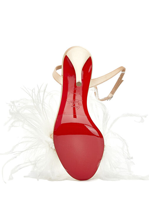 Miss Tüy Detaylı Kadın İpek Sandalet - Görsel 6