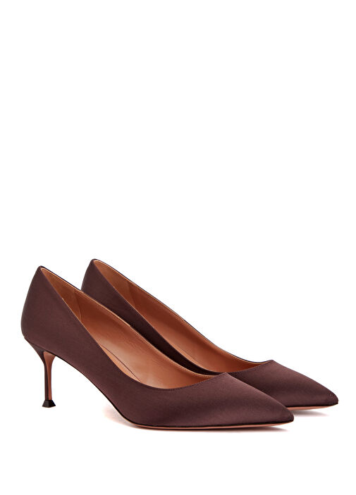 Purist Kahverengi Stiletto - Görsel 3