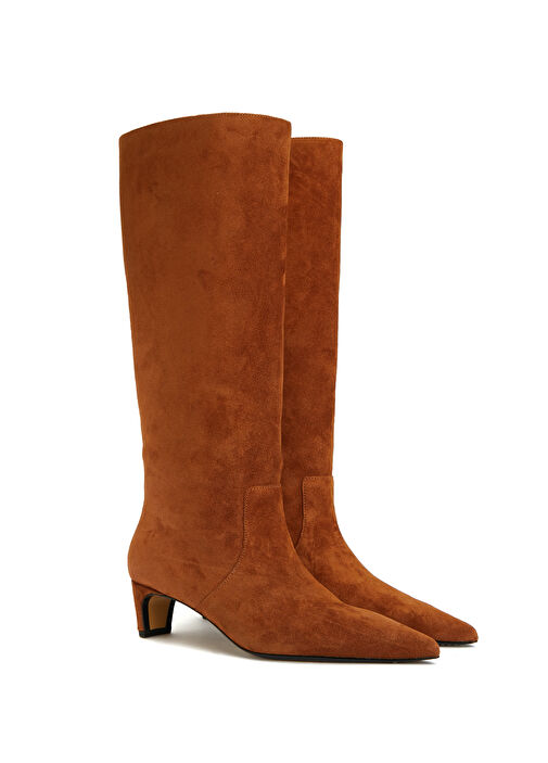 Taba Kadın Süet Çizme - Görsel 3