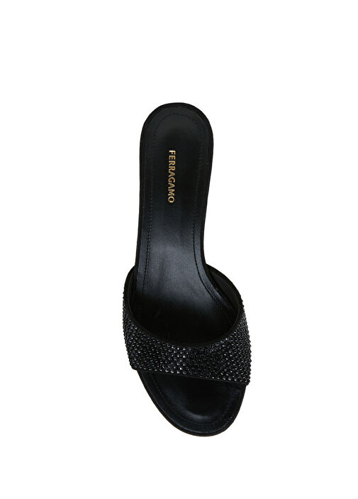 Siyah Kadın Deri Terlik - Görsel 5