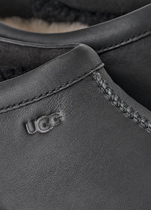 Tasman StreetScape Siyah Kadın Deri Slipper - Görsel 7