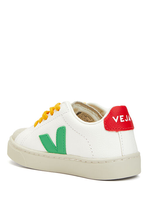 Esplar Chromefree Beyaz Unisex Çocuk Deri Sneaker - Görsel 4