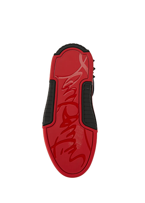 Astroloubi Kırmızı Siyah Erkek Deri Sneaker - Görsel 6