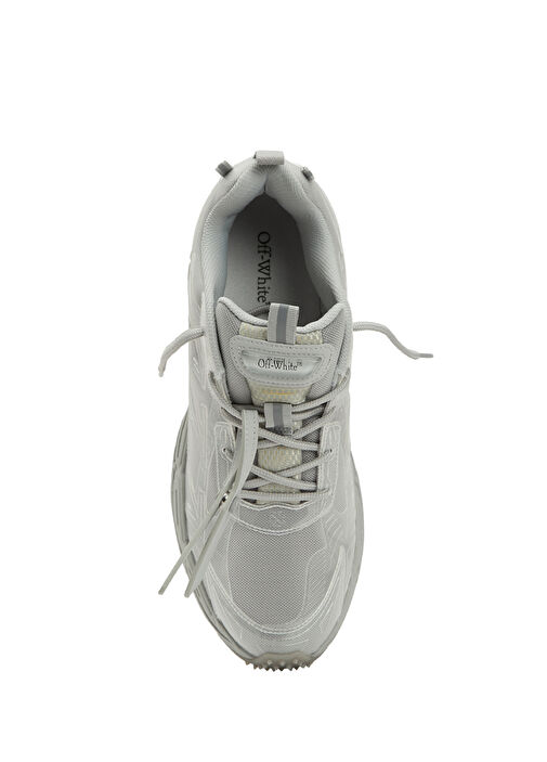 Gri Logo Detaylı Erkek Sneaker - Görsel 5