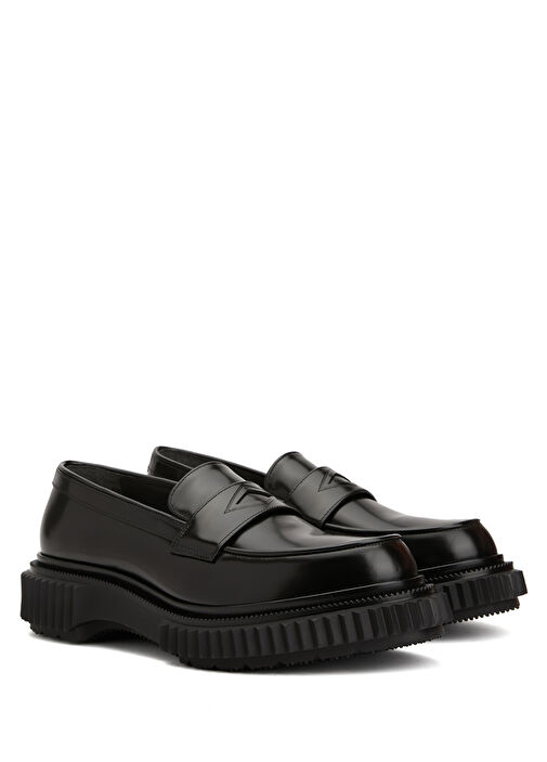 Siyah Erkek Deri Loafer - Görsel 3