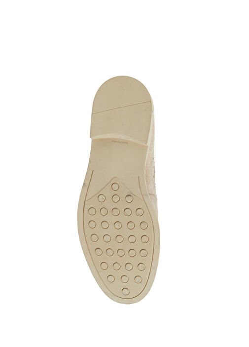 Bej Kadın Deri Ayakkabı - Görsel 6