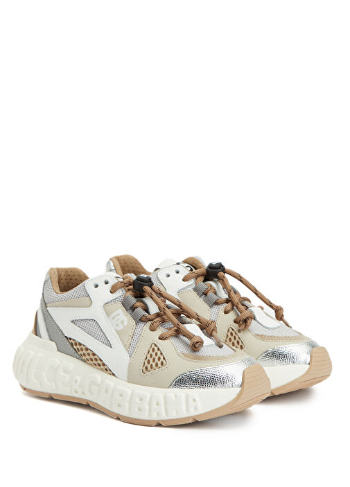 Gri Bej Erkek Çocuk Sneaker - Görsel 3