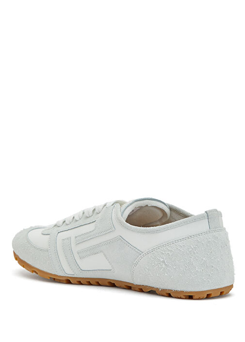 Beyaz Erkek Deri Sneaker - Görsel 4