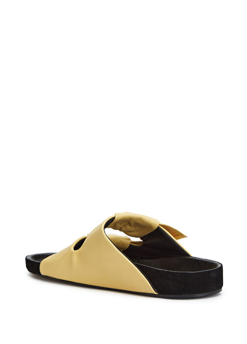 Isabel Marant Isabel Marant Lennyo Açık Sarı Kadın Deri Terlik Beymen'de! Açık Sarı - 4. görsel