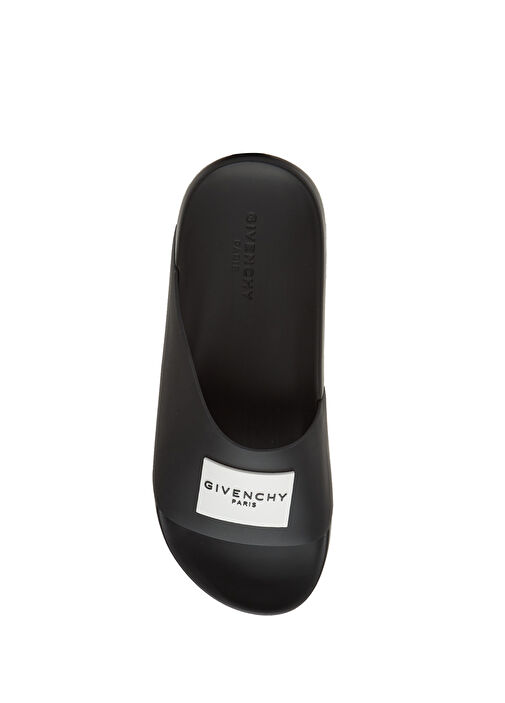 Siyah Logo Patchli Kadın Terlik - Görsel 5