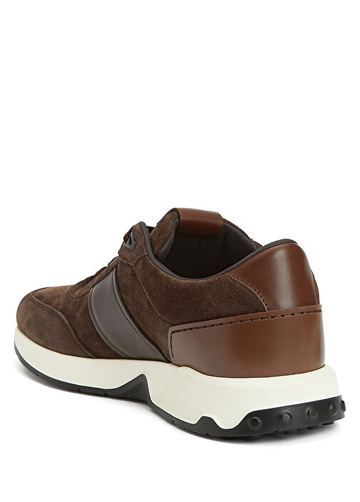 Siyah Kahve Erkek Deri Sneaker - Görsel 4