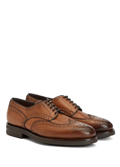 Colin Koyu Kahverengi Erkek Deri Ayakkabı - Görsel 3