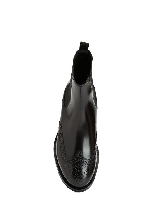 Siyah Erkek Deri Bot - Görsel 5