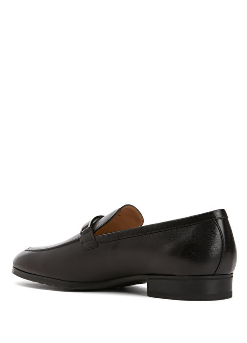 Siyah Erkek Deri Loafer - Görsel 4