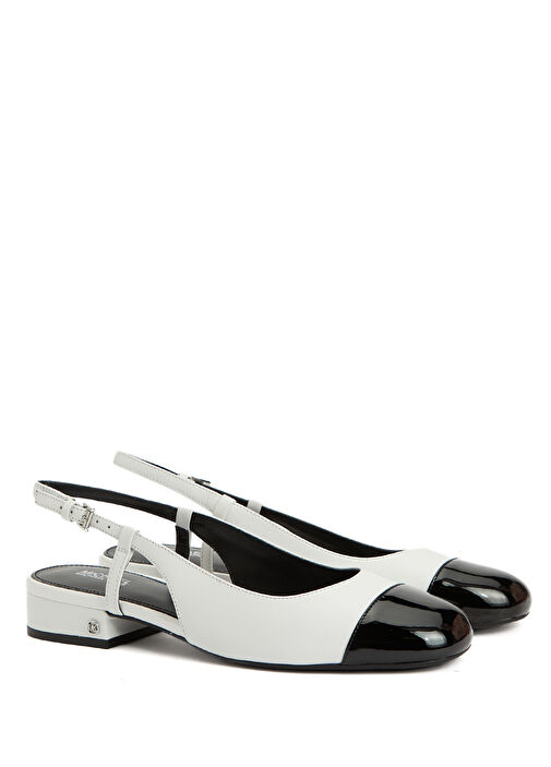 Perla Beyaz Deri Babet - Görsel 3