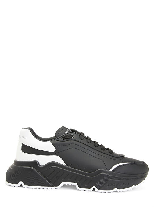 Daymaster Siyah Erkek Deri Sneaker - Görsel 2