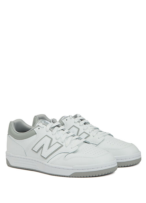 480 Beyaz Erkek Deri Sneaker - Görsel 3