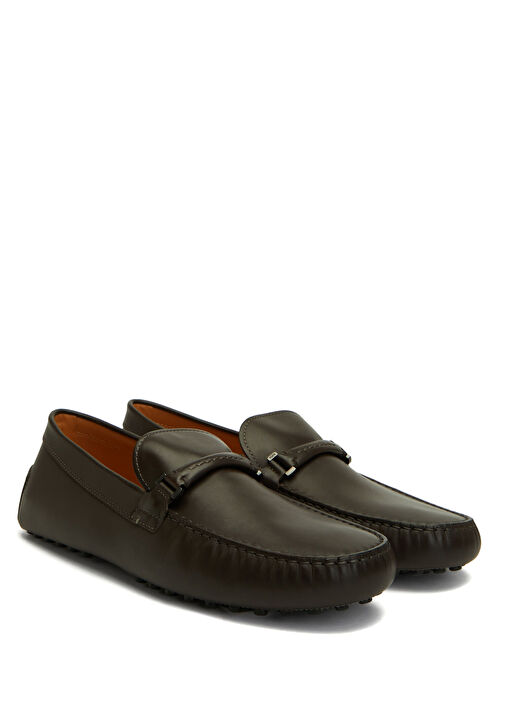 Tod's Kahverengi Tod's Gommino Erkek Deri Loafer