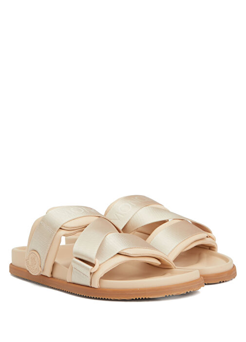 Mon Summer Pudra Kadın Deri Terlik - Görsel 3