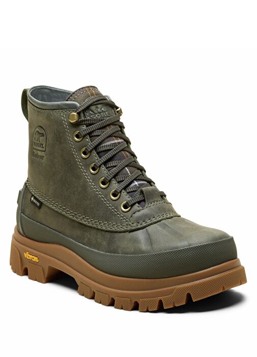 X Barbour Daystorm Haki Erkek Deri Bot - Görsel 3