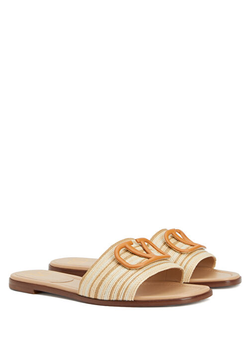 VLogo Bej Kadın Terlik - Görsel 3