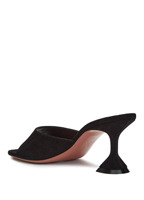 Amina Muaddi Amina Muaddi Lupita Siyah Kadın Deri Terlik Sandalet & Terlik | Beymen Siyah - 4. görsel