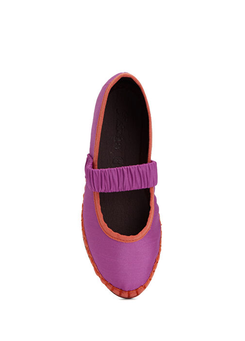 Flabelus Flabelus Fuşya Çocuk İpek Babet | Beymen Fuşya - 5. görsel