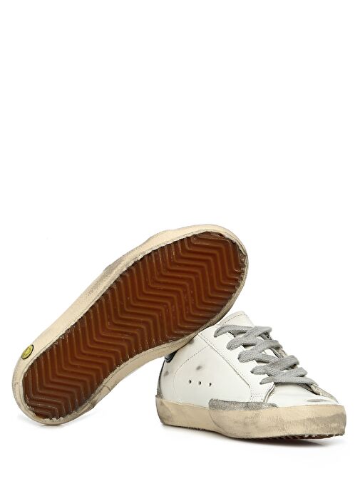 Superstar Beyaz Gri Unisex Çocuk Deri Sneaker - Görsel 7