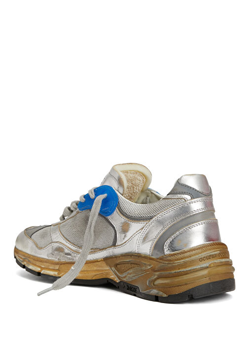 Dad-Star Silver Kadın Deri Sneaker - Görsel 4