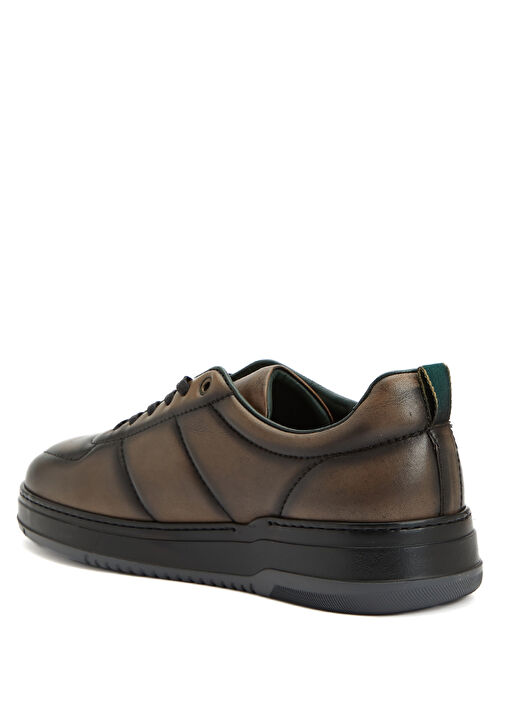 Kahverengi Erkek Günlük Rahat Deri Sneaker - Görsel 4