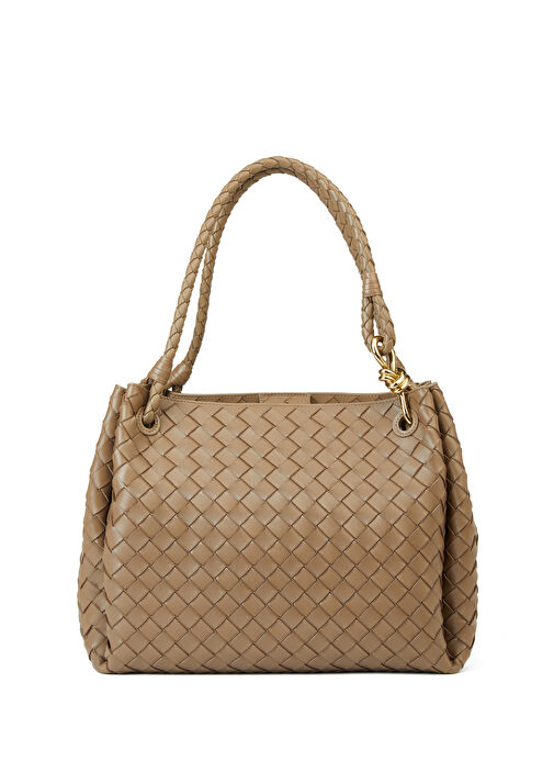 Bottega Veneta Açık Kahverengi Kadın Large Parachute Açık