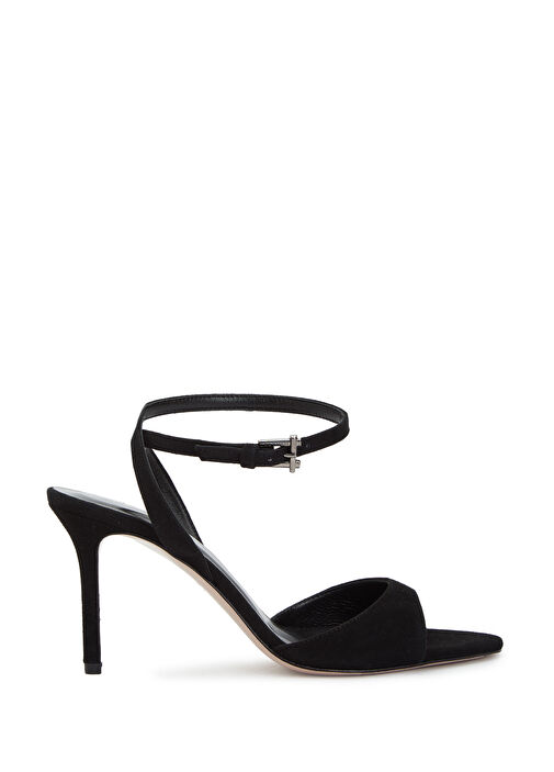 Beymen Collection Beymen Collection Essential Siyah Kadın Süet Sandalet Sandalet & Terlik | Beymen Siyah - 2. görsel
