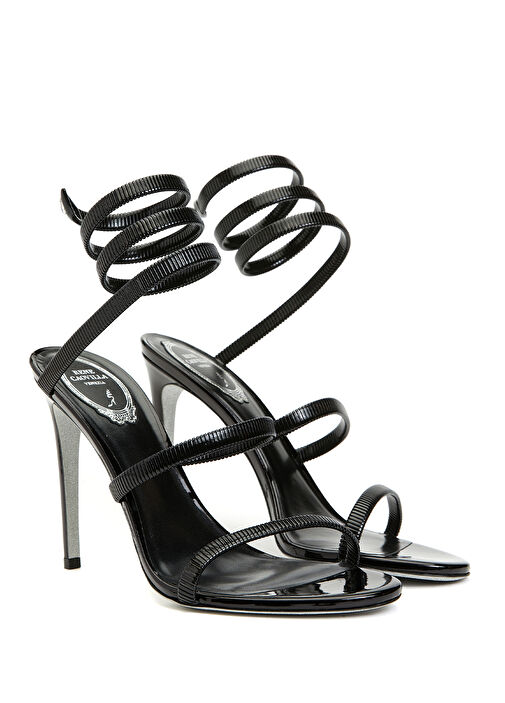 Siyah Kadın Sandalet - Görsel 3