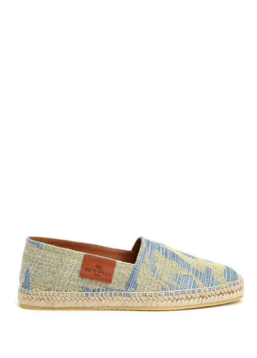 Bej Şal Desenli Erkek Espadril - Görsel 7