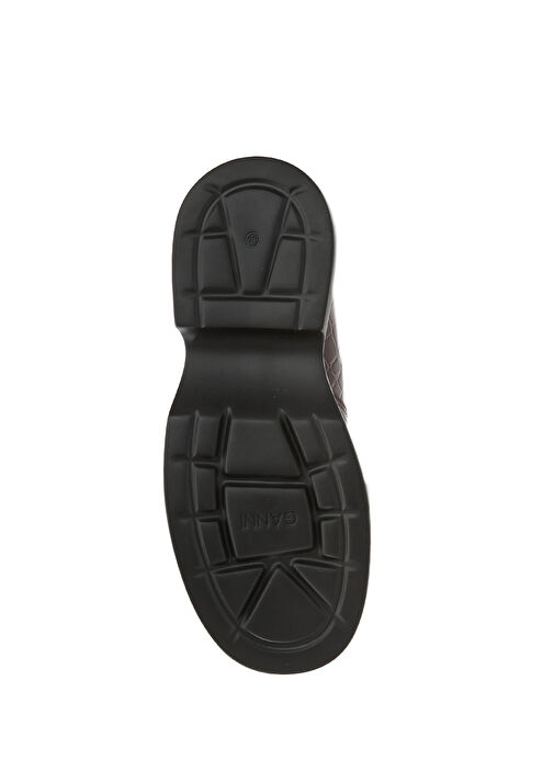 Kahverengi Kadın Deri Loafer - Görsel 6