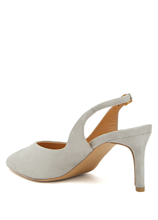 Divarese Divarese Açık Gri Kadın Süet Topuklu Ayakkabı Beymen'de! Açık Gri - 4. görsel
