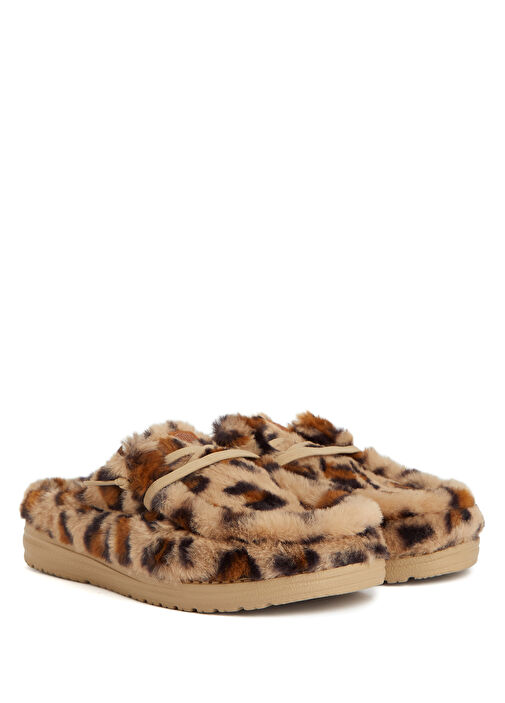 Wendy Leopar Desenli Kadın Terlik - Görsel 3