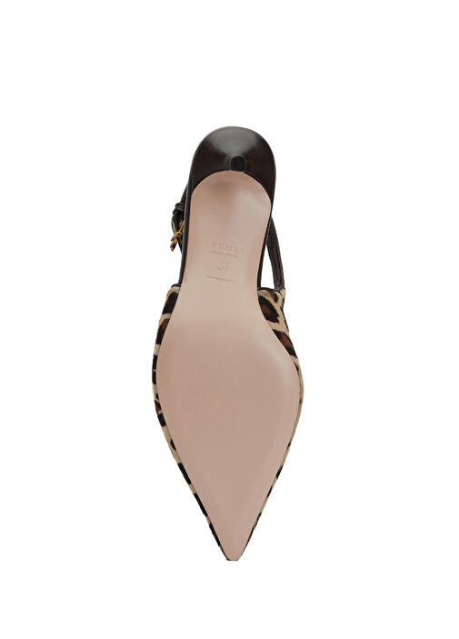 Beymen Collection Beymen Collection Essential Leopar Deri Topuklu Ayakkabı Basketbol Ayakkabıları | Beymen Leopar - 6. görsel