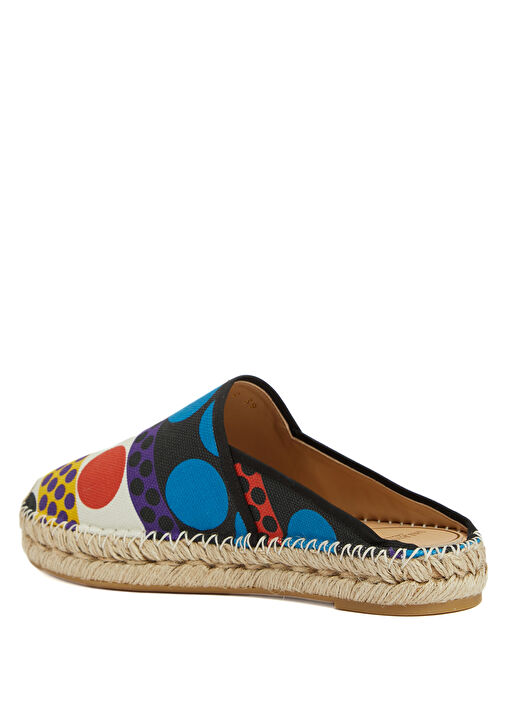 Çok Renkli Desenli Kadın Espadril - Görsel 4
