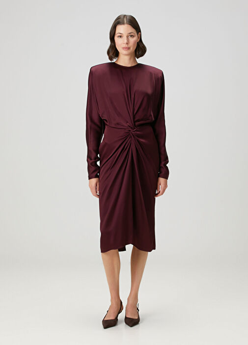stella mccartney burgundy dress Stella McCartneys dress is Vintage Lace Stacees Floral Print Ruffled Men's Size:14 US