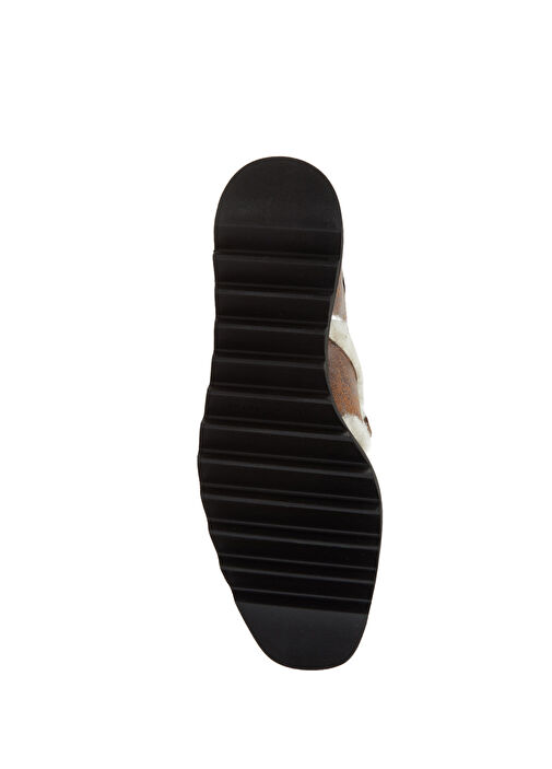 Koyu Kahverengi Kadın Sneaker - Görsel 6