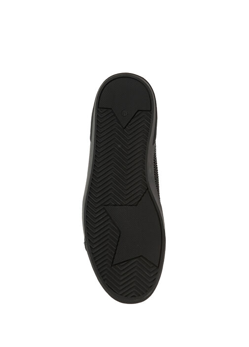 Siyah Kadın Süet Sneaker - Görsel 6